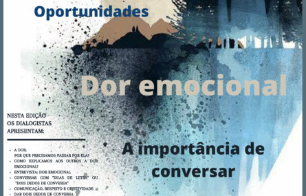 Cópia da primeira página do jornal “O Dialogista” referente a fevereiro de 2023. Imagem estilizada de uma floresta acompanhada dos principais assuntos em destaque.