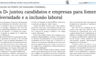O “Dia D” foi o culminar de um projeto que contou com uma fase inicial de preparação, que contribuiu para o desenvolvimento de competências de empregabilidade, incluindo sessões dedicadas à definição de objetivos profissionais, proposta de valor, gestão de tempo e stress, gestão de expectativas e assertividade, imagem e apresentação pessoal e a simulação de entrevistas. • Solidariedade, 13 de julho de 2023