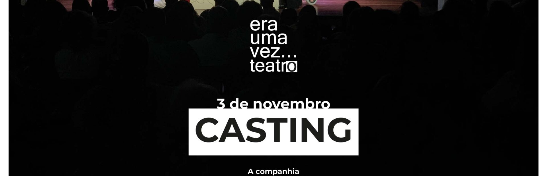 Cartaz de divulgação do casting com as informações já constantes na publicação. Além disso o cartaz apresenta, em cima, fotografia do grupo de teatro durante uma atuação. Em baixo, a branco (sobre fundo negro), site, redes sociais e logótipo da APPC.