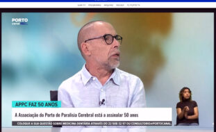 Captura de ecrã do sítio do Porto Canal – na página referente ao programa “Consultório”. Em destaque imagem da emissão de 8 de julho.