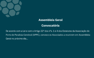 Imagem alusiva à convocatória para a Assembleia Geral. Representação gráfica da convocatória.